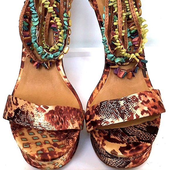 bebe Shoes - Bebe platform sandals.